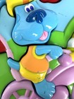 Blues Clues Puzzle Bike Storytime Chunky Plastic 3d Puzzle Friends Vtg Y2k 2000
