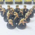 Lot Of 19 Wotc Axis   Allies Miniatures Infantry W Cards - New Zealand