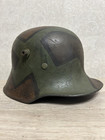 Ww1 German Helmet  M18 Rare Battle Damage  Wwi Relic