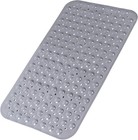 Non Slip Bathtub Shower Mat  Extra Long Bath Mat For Tub  28x15 Grey