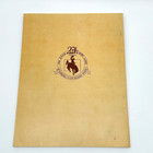Wyoming Cowboys 1987 Football Media Guide Vintage Sports Memorabilia Collectible
