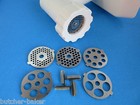 6 Pc Set Meat Grinder Plates   Knife For New Fga Kitchenaid Mixer Food Chopper 