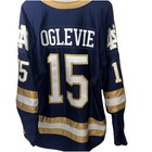 Notre Dame Hockey   Team Issued  Game Used A captain Jersey  With Shorts  socks