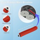 20 Pcs Accessories Kit For Roborock Q Revo Robot Vacuum Cleaner Red  Grey