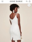 Anne Barge Dream With Me Short Spaghetti-strap Wedding Dress Xs Nwt
