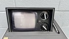 Vintage 1979 Panasonic Tr-545 B w Crt Tv Am fm Radio Pop-up Blade Runner