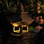 Japanese Style Yard Decoration Resin Solar Lamp Lant1255