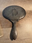 Vintage Silver Plated Hand Held Mirror   Comb Vanity Set Antique