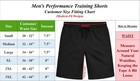 Men   s 3-pack Performance Training Shorts With Zipper Pockets  sizes S   2xl 