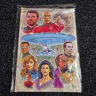 Star Trek The Next Generation Art Print Poster Tng Cast Enterprise Garo 2018