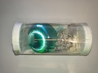 New Vintage Mary Maxim Beaded Sequins Christmas Ornament Kit 2627 Aqua Silver