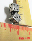 Dice Pin Vintage Collectible Old Casino Gambling Craps Memorabilia Pinback