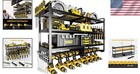 Power Tool Organizer Wall Mount Heavy Duty Rack Garage Storage 4 Layers