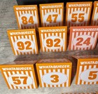 Whataburger Table Tents Assortment Qty 21