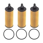 3x Oil Filter 68191349aa For Jeep Grand Cherokee Wrangler 3 6l V6 2014-2019