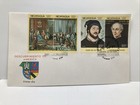 1986 Nicaragua Cover Stamps Discovering America First Day Cover Hand Cancelled