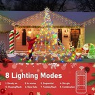 Waterproof 337 Led Fairy Star String Lights Xmas Tree Outdoor Party Decoration
