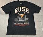 Official Rush Fifty Something 2026 Tour Dickies Arena Texas Event Shirt 2x Xxl