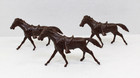 Vintage Plastic Toy Horses Lot Western Cowboy Playset Marx Tim Mee Mpc Style