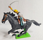 Britains Deetail Uscw Confederate Cavalry Officer W saber Vtg 1970s Plastic