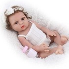  Reborn Baby Girl Doll Silicone Full Body  18 Inch Lifelike Waterproof Newborn 