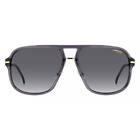 Carrera Men s Sunglasses Grey Plastic Full Rim Pilot Shape Frame 296 s 0kb7 9o