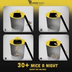 Rinnetraps   4 Pack   Flip N Slide Bucket Lid Mouse Trap   As Seen On Tv youtube