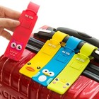 Cute Silicone Luggage Tag Travel Bag Id Label Suitcase Name Tag For Flights