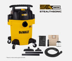 Dewalt Stealthsonic Quiet 6-gallon 4 Hp Corded Wet dry Shop Vacuum With Accessor