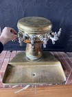 Vintage Brass Beer Tap Tower Faucet Draft Round 6 Head Parts Brewery Brewing