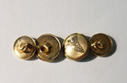 Vintage Doctor Nurse Caduceus Pharmacist Medical Gold Tone Etched Cuff Links P k