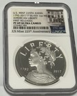 2017-p  999 1oz Silver Proof American Liberty Medal 225th Anniversary Ngc Pf69uc