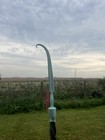 Antique Weathervane With Copper Point   Lightning Struck  And Twisted Metal Rod