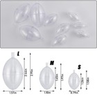 5 15 30pcs Fishing Slip Cast Spin Floats Fly Fishing Float Clear Plastic Bobbers