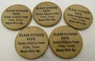 Wooden Nickel Token Good For 1 Cup Of Coffee Klean Kitchen Kafe Vidor Texas 5x