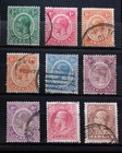 Jamaica Kgv Selection Lot Of 9 Used Stamps B032 Free Registered Mail