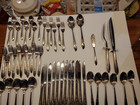 Lot Of  54 Springtime 1847 Rogers Bros International Silverplate Flatware