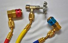 Lot 3 Tool Kit Manifold Gauge Set R22 R134a car Quick Couplers can Tap Ac Hvac