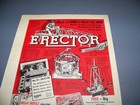 Vintage  1949 Erector Set  made Of Steel     sales Ad  rare   996s 