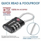 2 Pack Tsa Approved Luggage Locks Combination Travel Cable Lock 3digit Waterproo