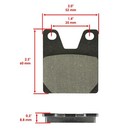 Front Rear Brake Pads For Yamaha R1 1000 Yzfr1 Yzf-r1 1998-2001   Yzf-r7 1999