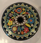 Vintage Daher Embossed Metal Decorative Tin Made In England Bright Florals