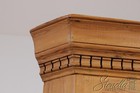 L73540  Chippendale Scrub Pine Corner Cupboard China Cabinet