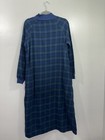 Lanz Of Salzburg Mock Neck Pop Over Flannel Long Nightgown Size Medium