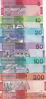 Gambia Set 6 Pcs 5 10 20 50 100 200 Dalasis 2023 2024 P 37 38 39 40 41 42 Unc