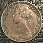 High Grade Au 1864 Nova Scotia Half Cent-jul131