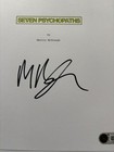 Martin Mcdonagh Signed 7 Seven Psychopaths Movie Script Cover Director Bas