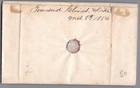 Ca  1853 New York U s  Express Mail Cancel To Boston Cover Scott  11   10a     