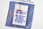 Schmetz Extra Wide Twin Needle 130 705h Zwi Br Size 8 0 100