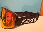 Ascent  road Trip  125ox Blue Mirror Snow Goggles - Free Shipping
